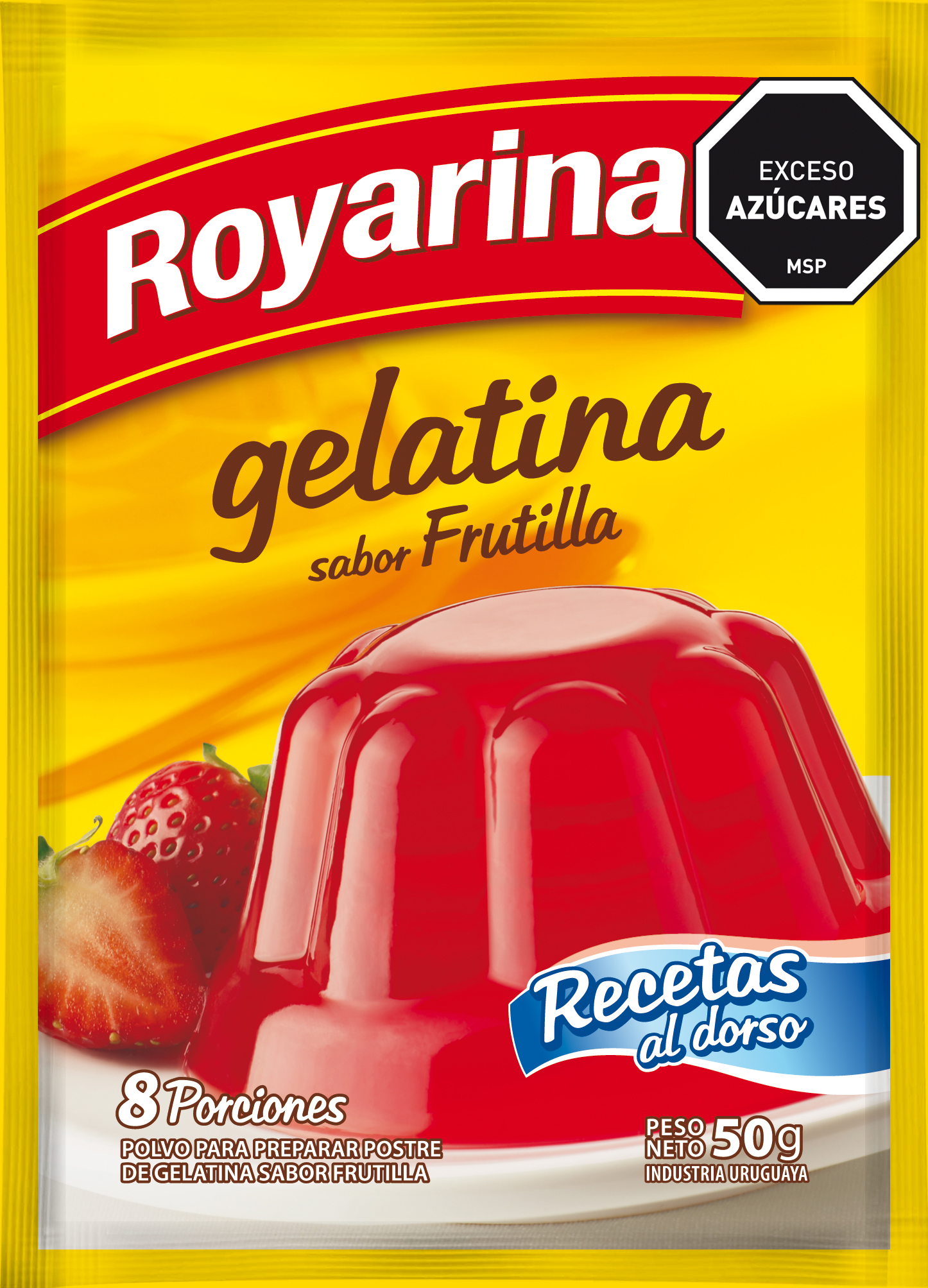 Gelatina Doble Frutilla x8 - Nerilan Uruguay
